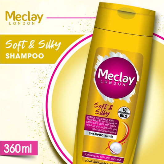 Meclay London  Soft & Silky Shampoo -  360ml