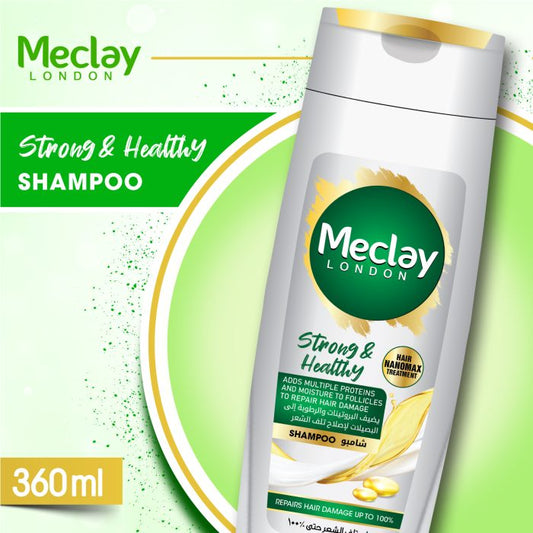 Meclay London  Strong & Healthy Shampoo -  360ml