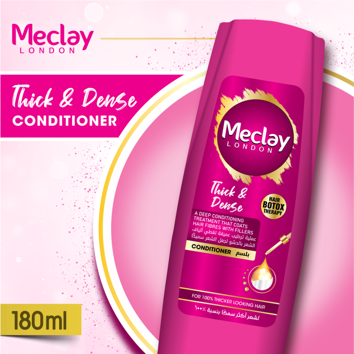 Meclay London  Thick & Dense Conditioner -  180ml