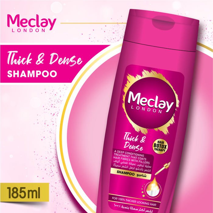 Meclay London  Thick & Dense Shampoo -  180ml