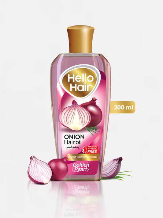 Golden Pearl Hello Hair Onion Herbal Oil - 200ml
