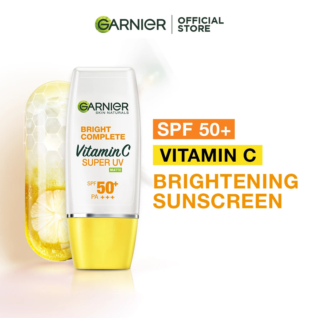 Garnier Bright Complete Vitamin C Super UV Matte Sunscreen SPF50+ - 30ml