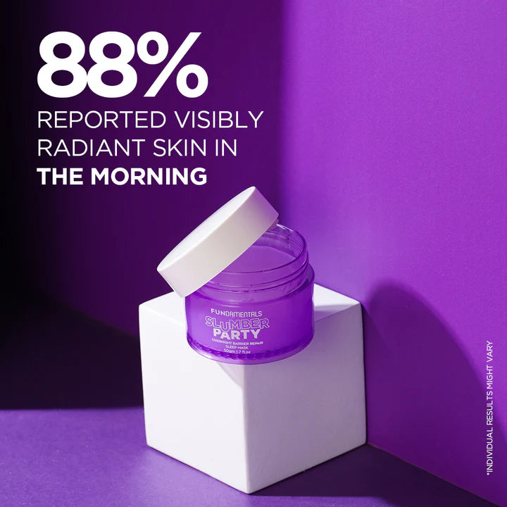 Fundamentals Slumber Party Overnight Barrier Repair Sleep Mask - 50 ML