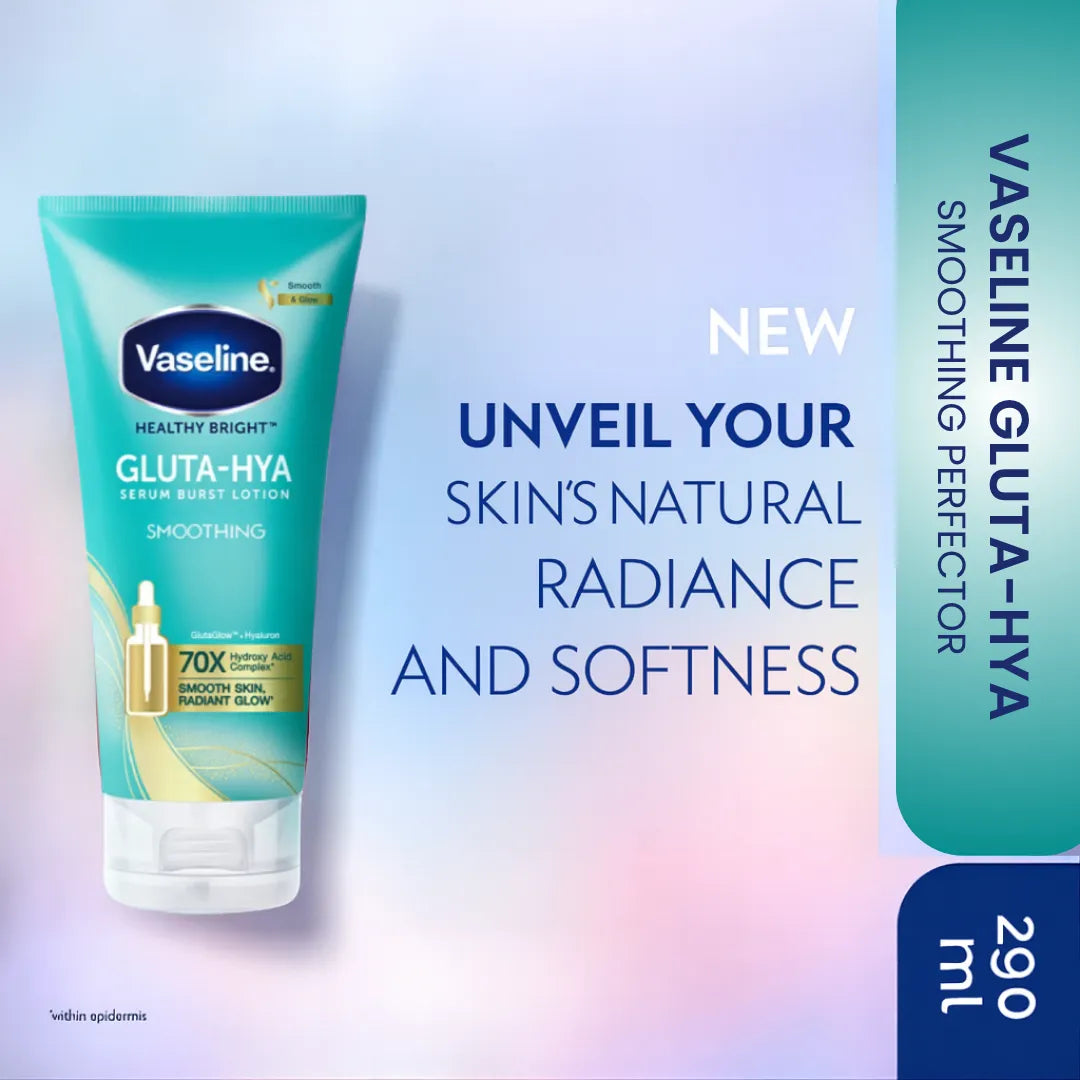 Vaseline Gluta-Hya Serum Burst Lotion Smoothing Perfector - 290ml