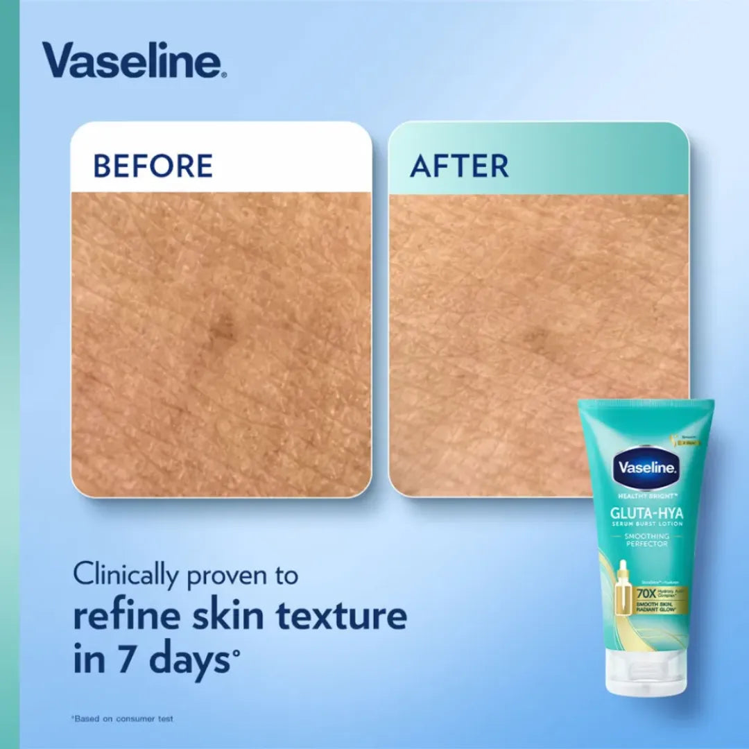 Vaseline Gluta-Hya Serum Burst Lotion Smoothing Perfector - 290ml