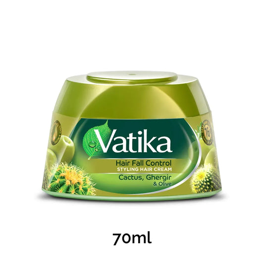 Vatika Hair Fall Control Styling Hair Cream - 70ml