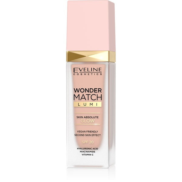 Eveline Wonder Match Lumi Foundation - 10 Vanilla