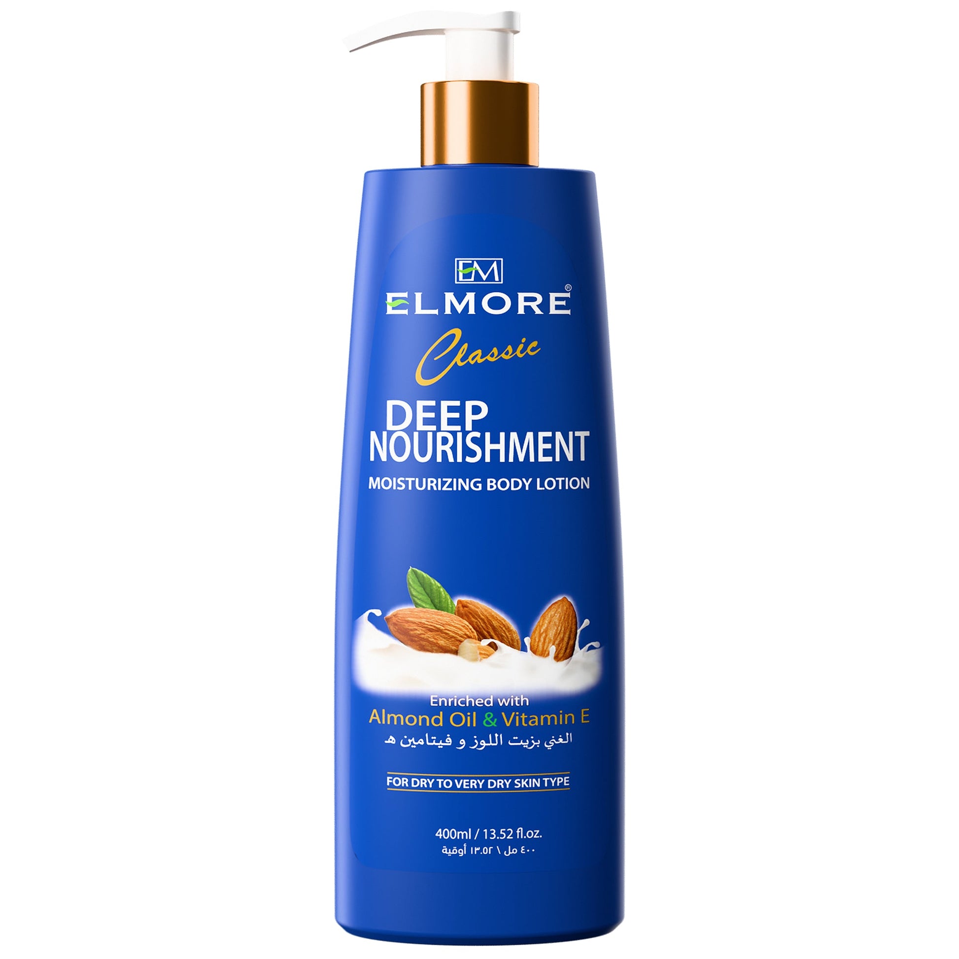 Elmore Almond Body Lotion with Vitamin E – Nourishing Skincare Solution