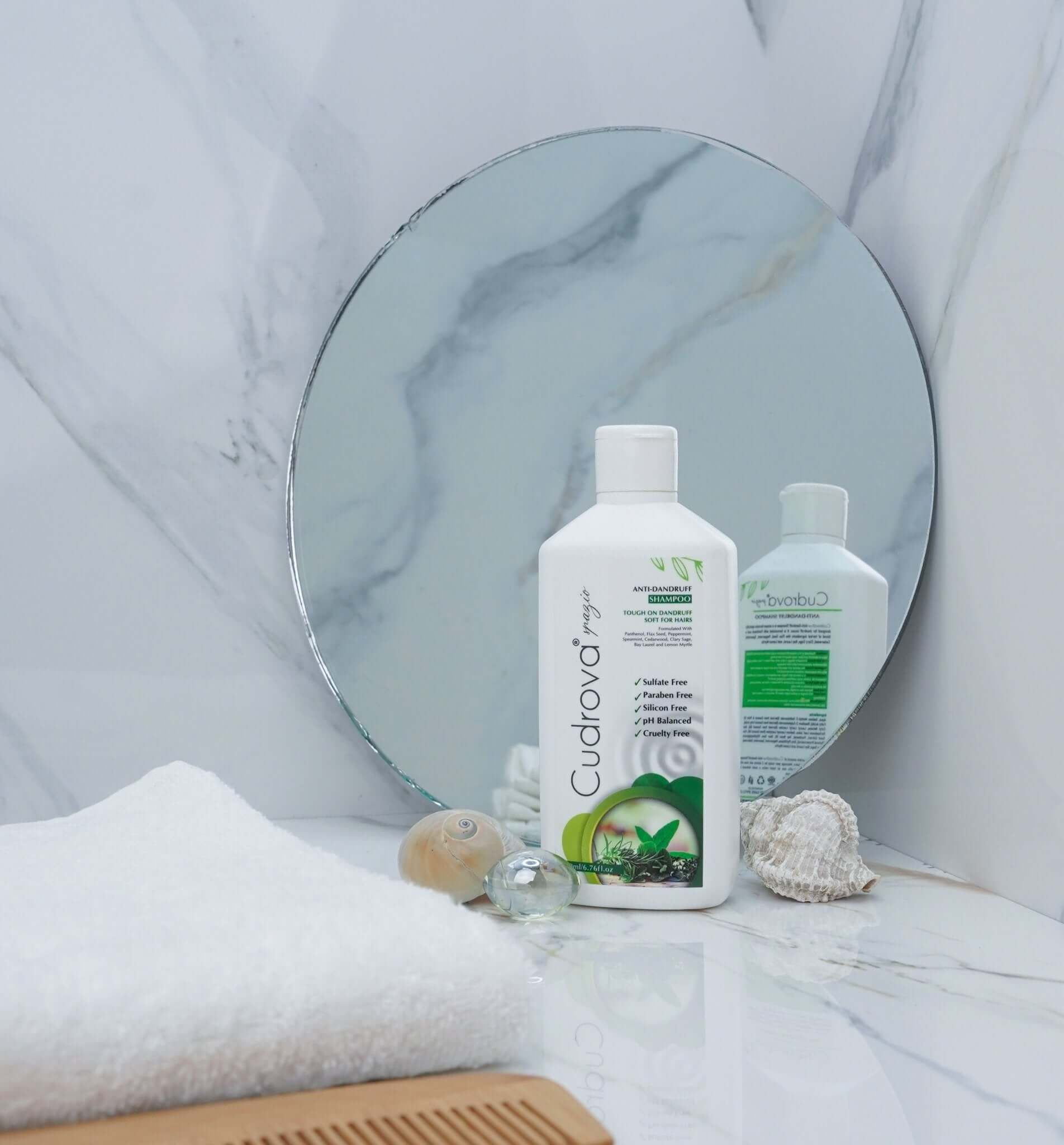 Cudrova Spazio Anti-Dandruff Shampoo Sulfate, silicone & paraben Free For All Skin Types