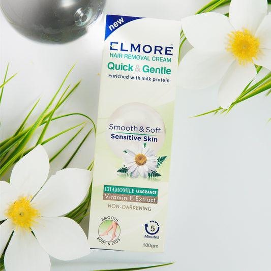 Chamomile-infused Elmore hair removal cream for soft skin