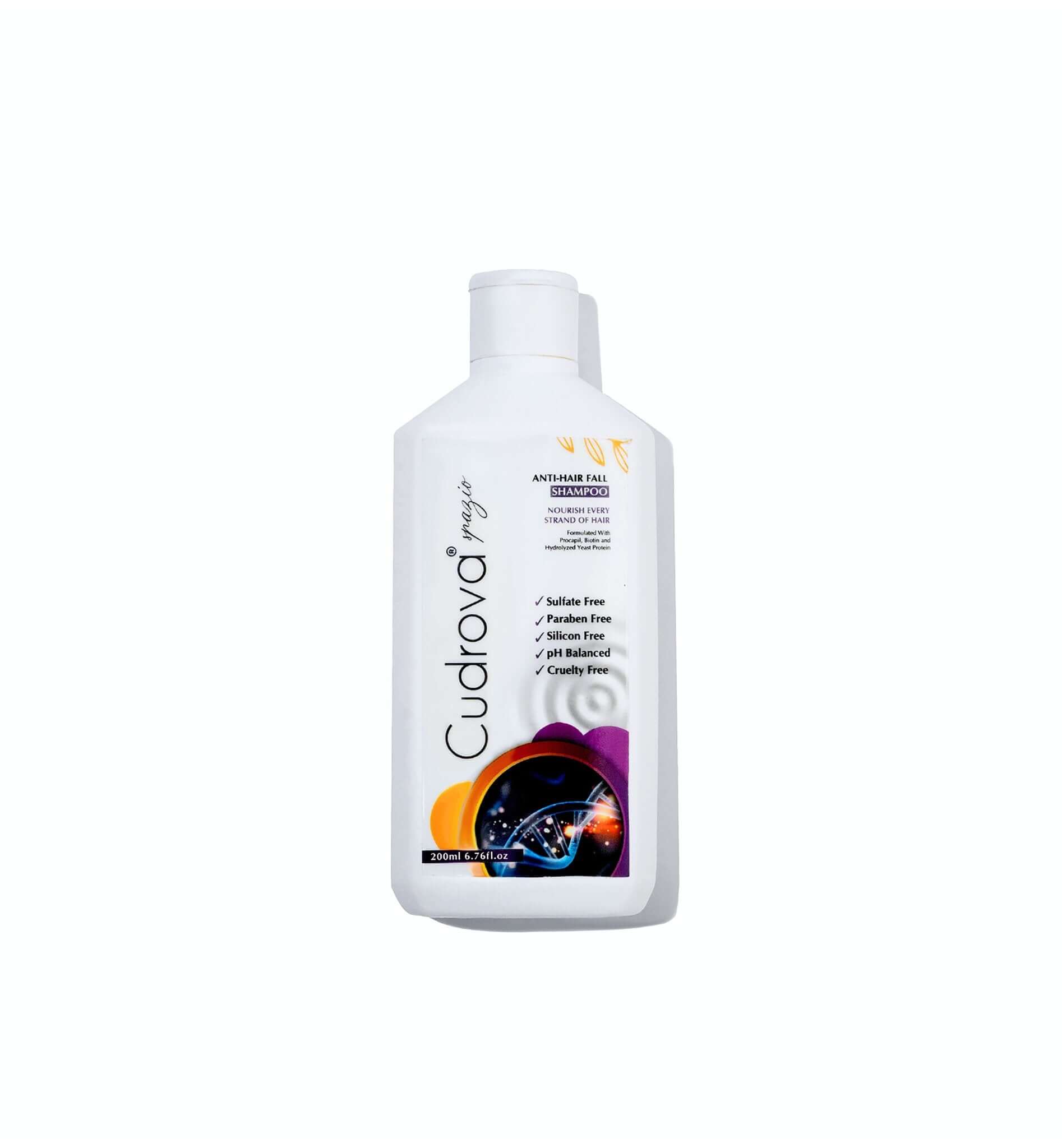 Cudrova Spazio Anti-Hair Fall Shampoo Sulfate, silicone & paraben Free For All Hair Types