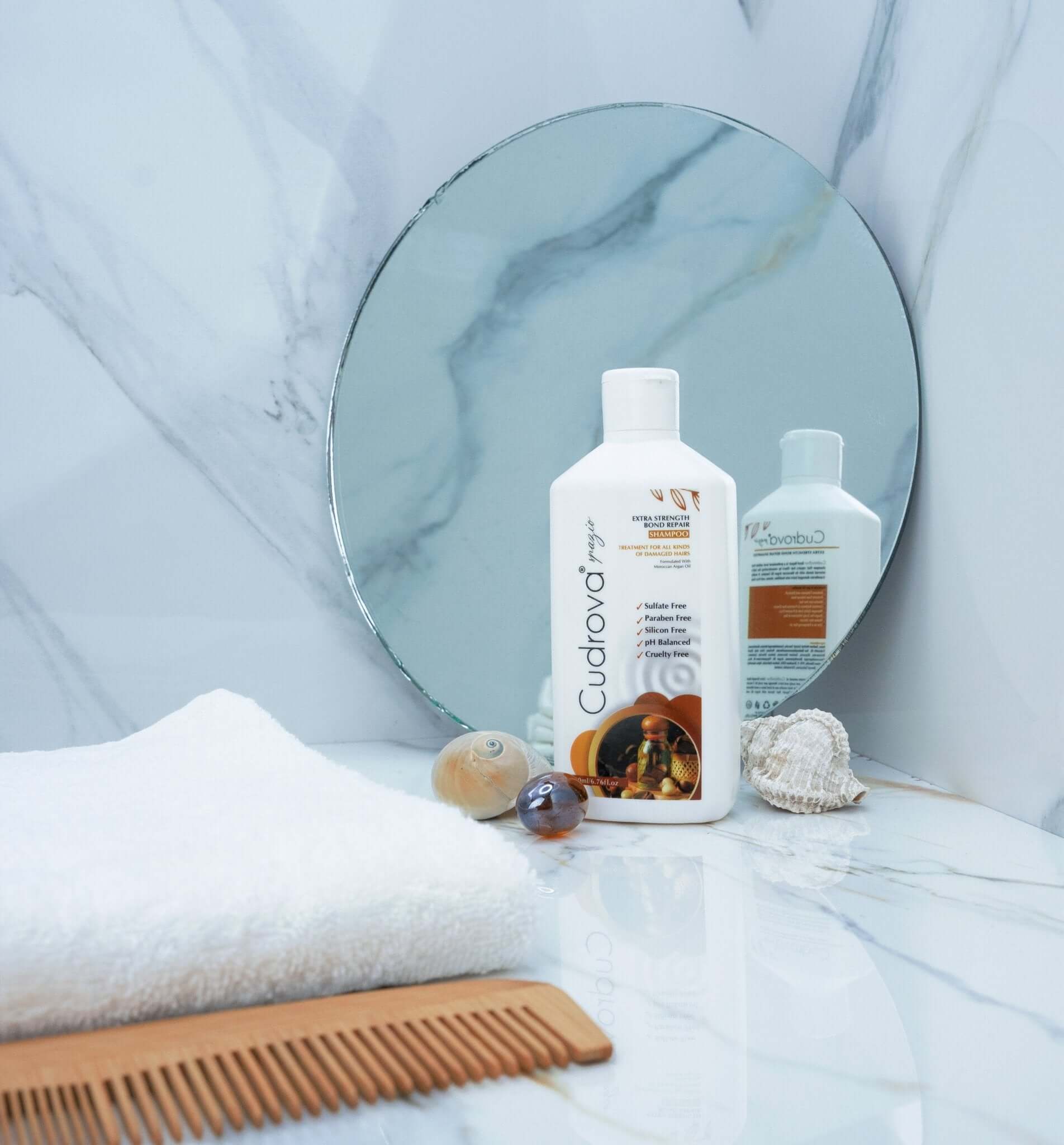 Cudrova Spazio Bond Repair Shampoo Sulfate, silicone & paraben Free For All Hair Types