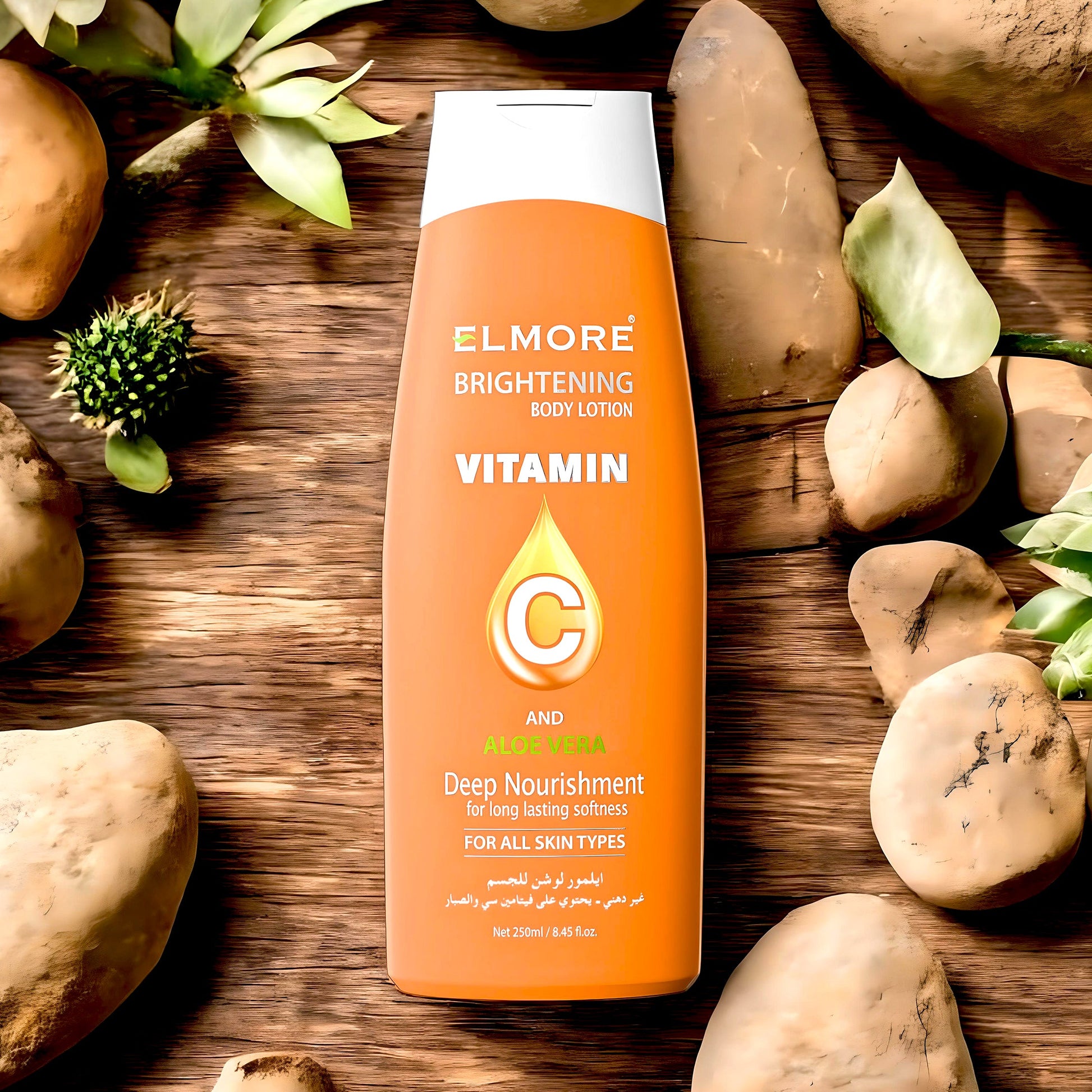 Top Vitamin C Body Lotion – Skin Brightening & Revitalizing by Elmore
