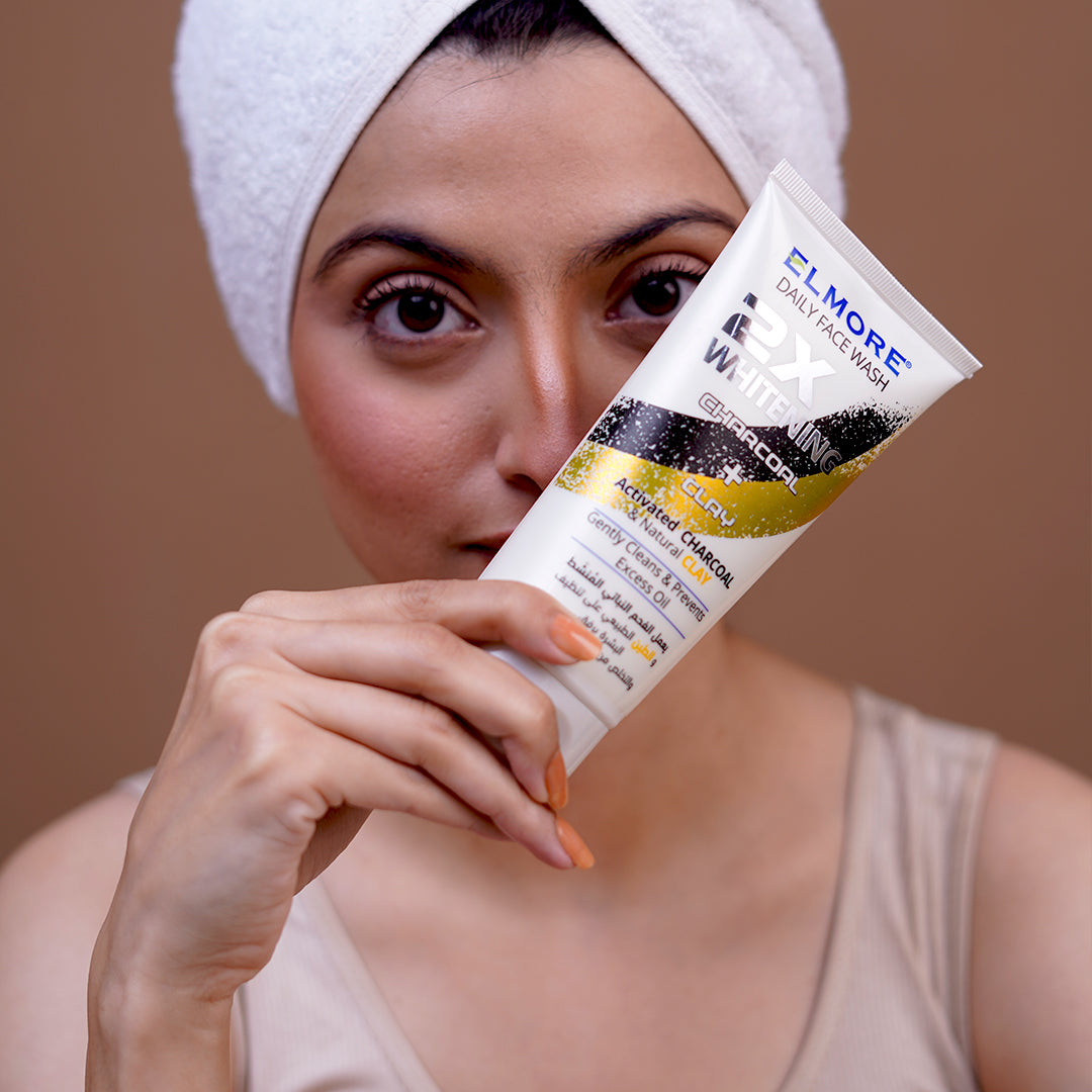 Elmore Face Wash with activated charcoal and purifying clay