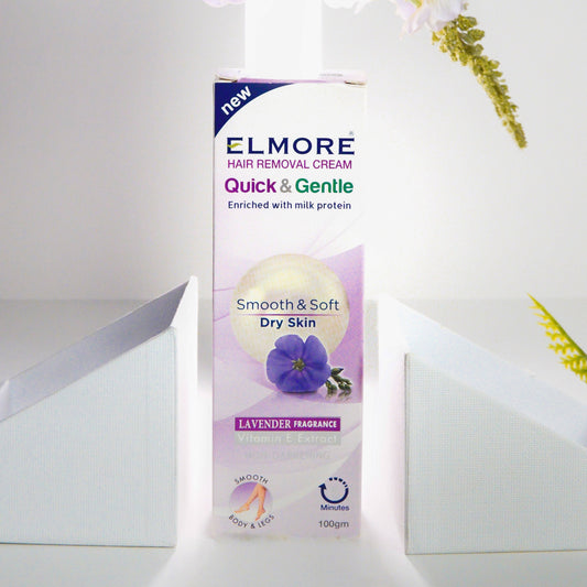 Lavender-scented Elmore hair removal cream for calming effect