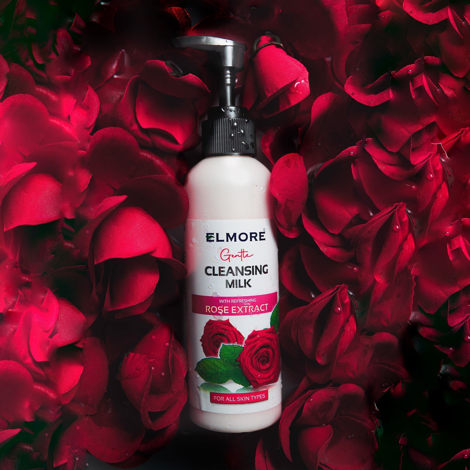 Elmore Rose Cleansing Milk – nourishing daily facial cleanser for glowing skin