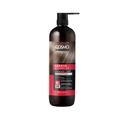 Cosmo Professional Keratin Complex Damage Care Shampoo - 1000ml