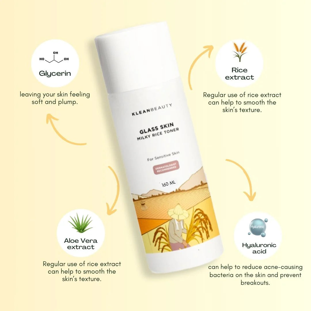 Klean Beauty Milky Rice Toner