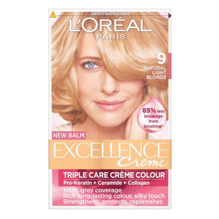 LOreal Paris- Excellence Creme Hair Colour 9 Very Light Blonde