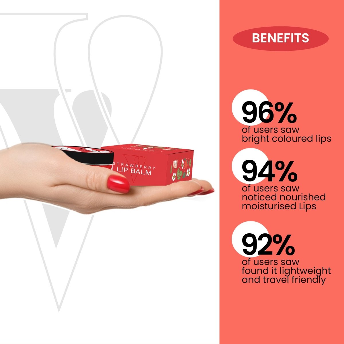 Lip Balm - Strawberry - VCare Natural