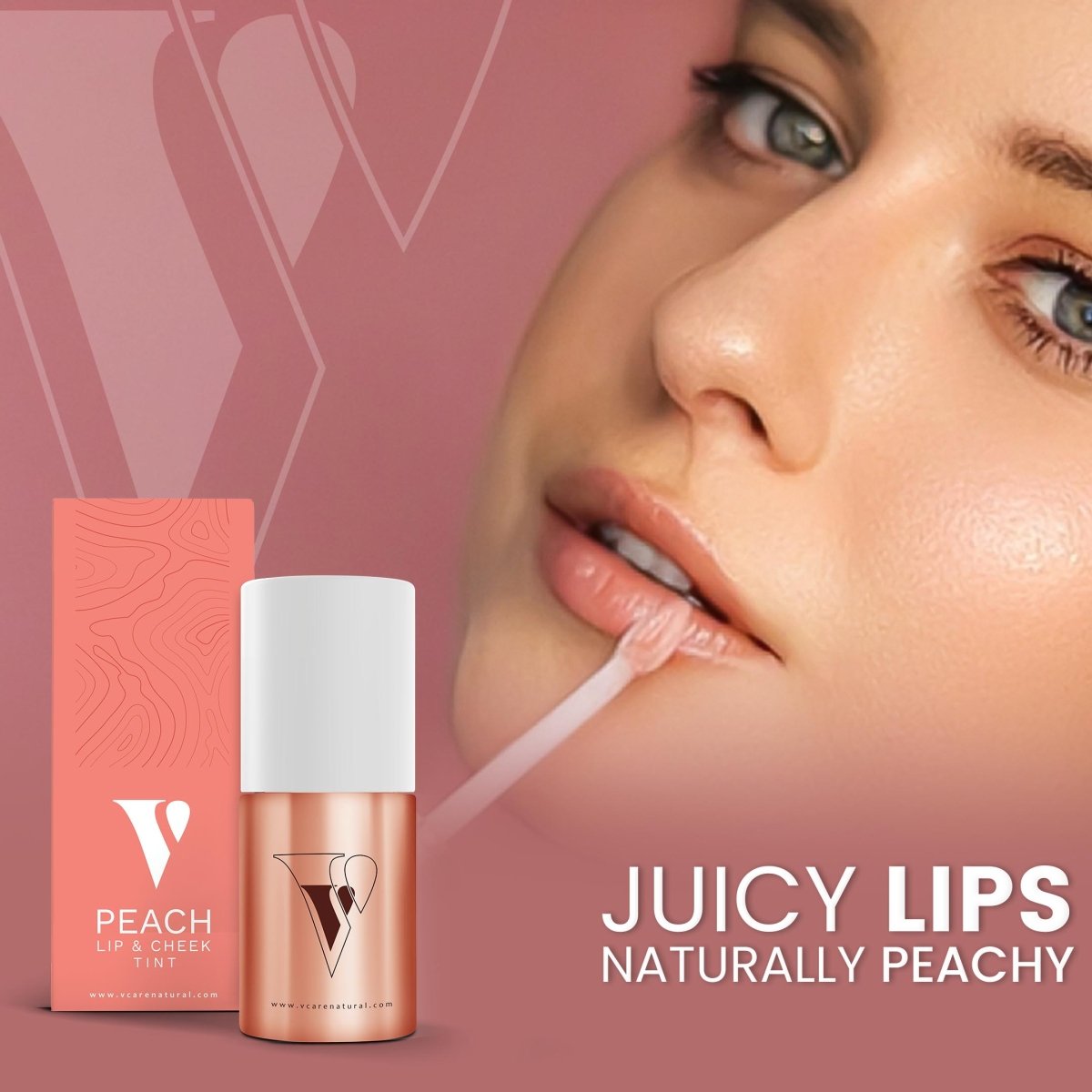 Lip Cheek Tint Peach - VCare Natural