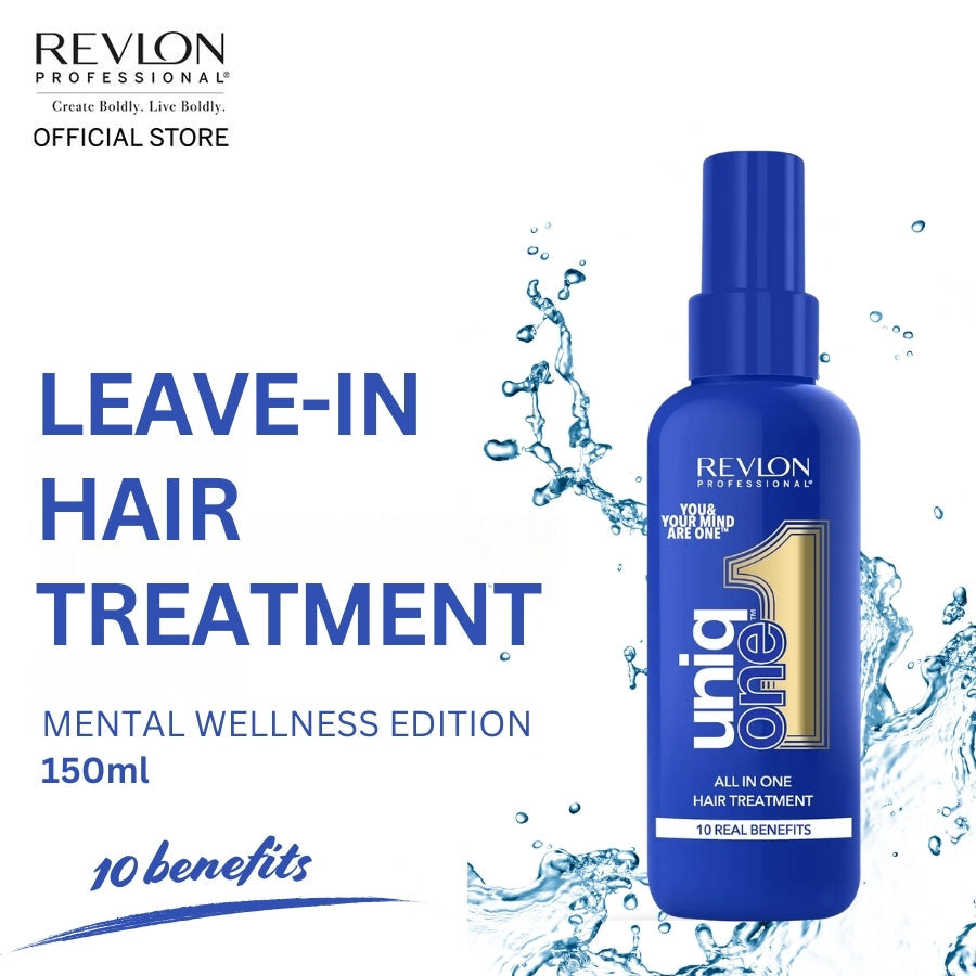 Revlon Professional UniqONE™ Repair Hair Spray Leave-In Treatment - 150ml - "All-in-One" 10 Benefits Hair Serum - Mental Wellness Edition