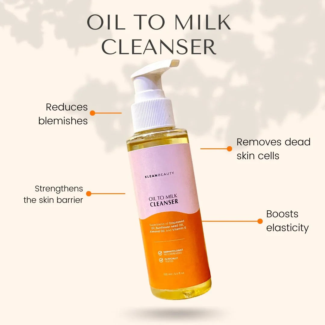 Klean Beauty Oil to Milky Cleanser - 120ml