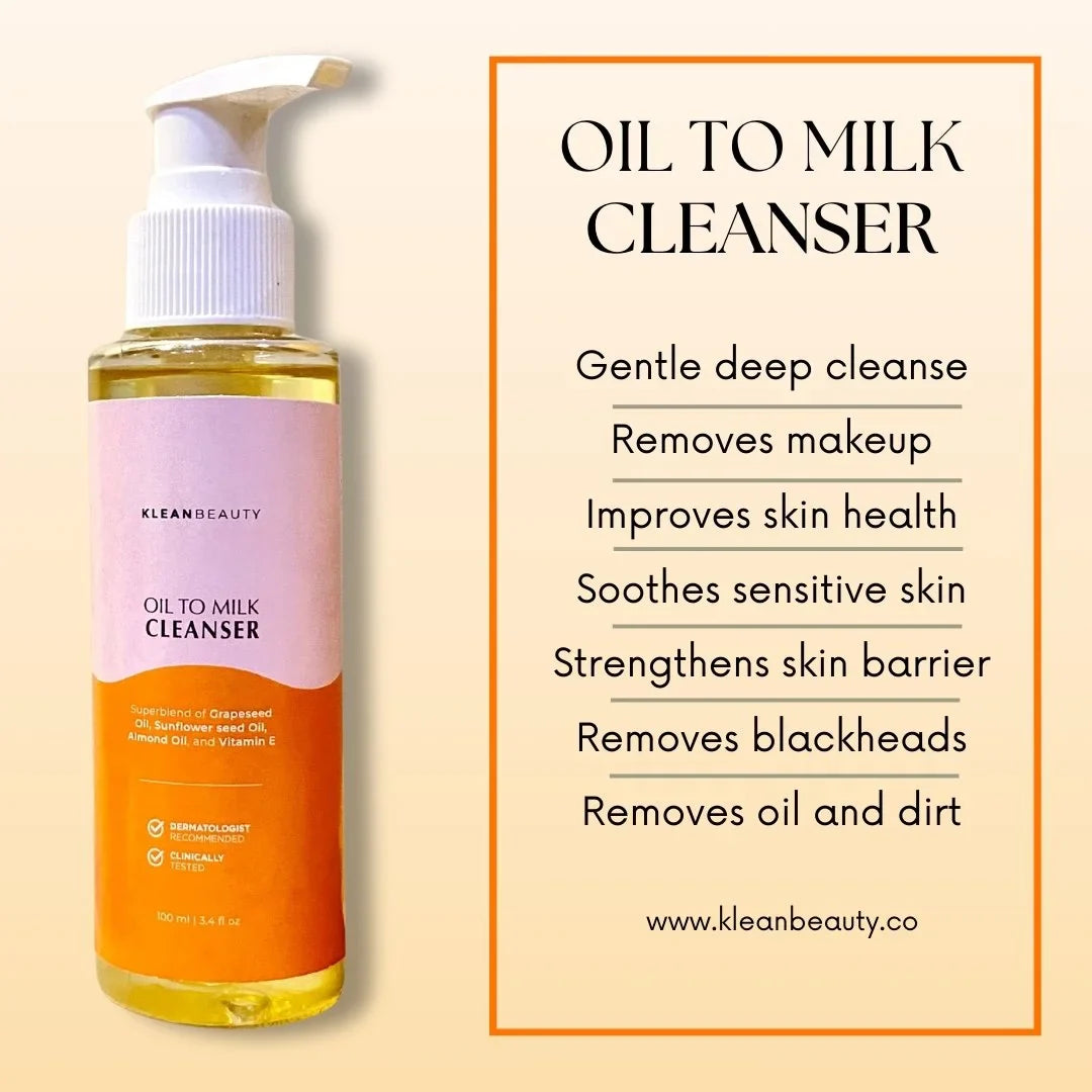 Klean Beauty Oil to Milky Cleanser - 120ml