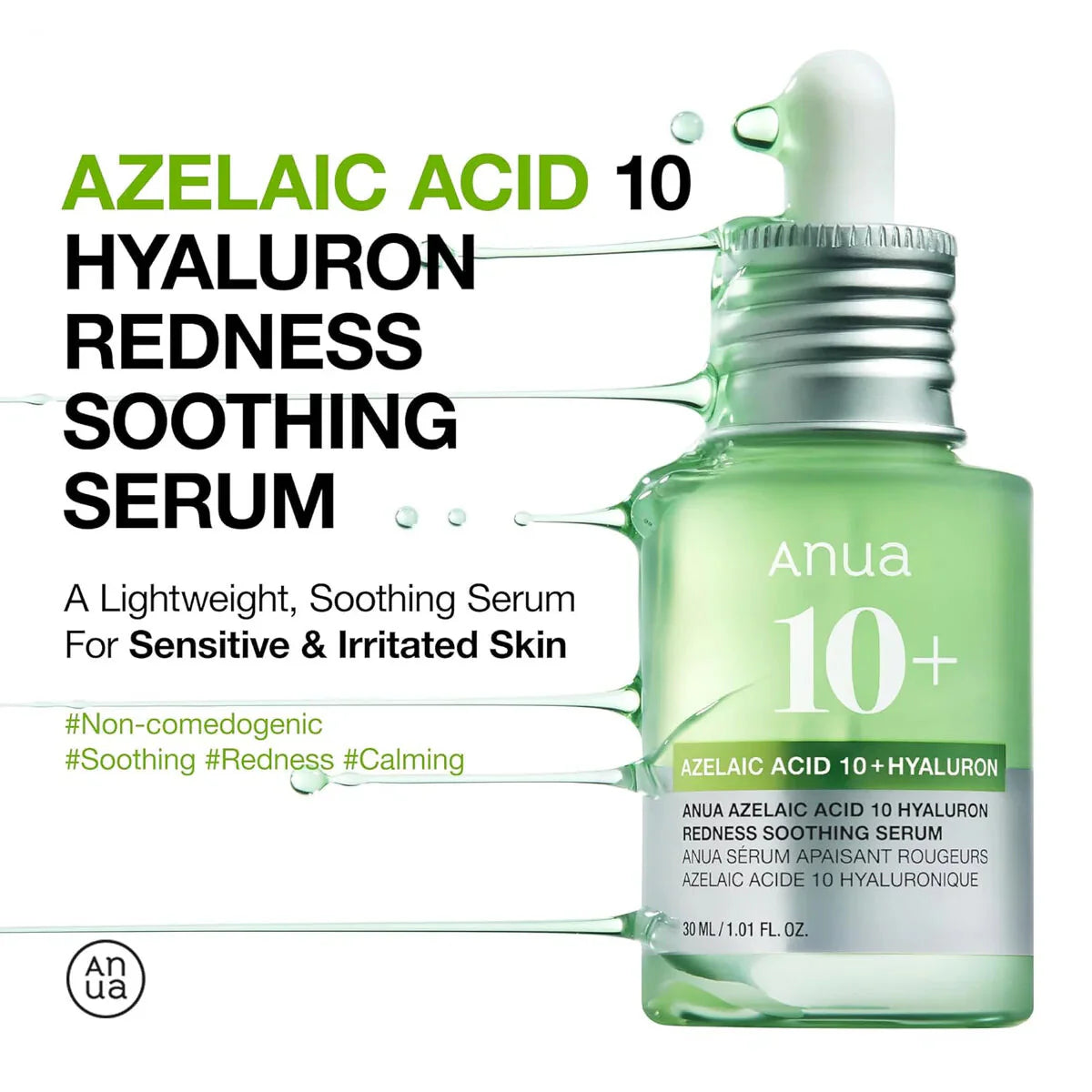Anua Azelaic Acid 10+ Hyaluron Serum - 30ml