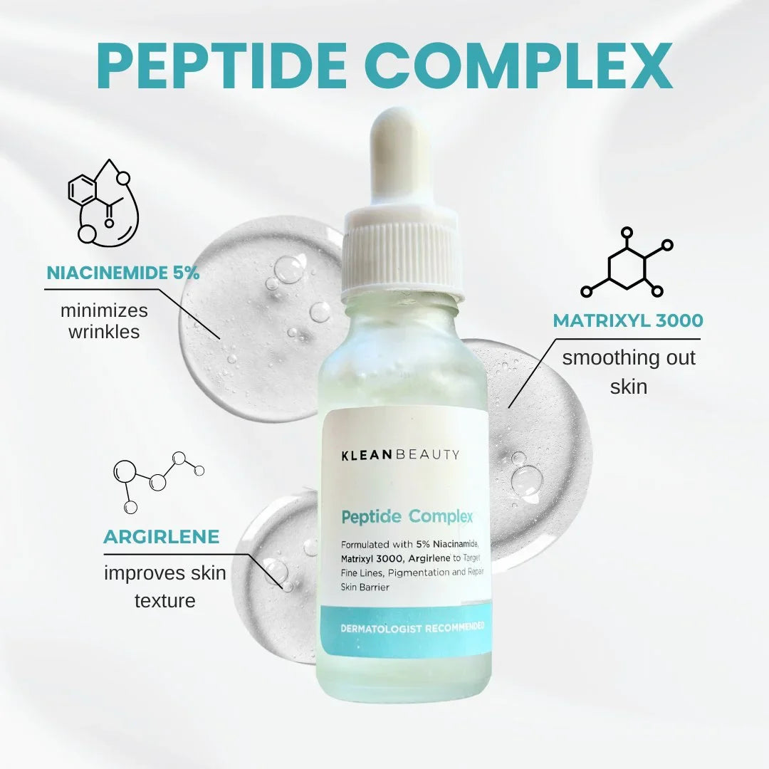 Klean Beauty Peptide Complex Serum - 30ml