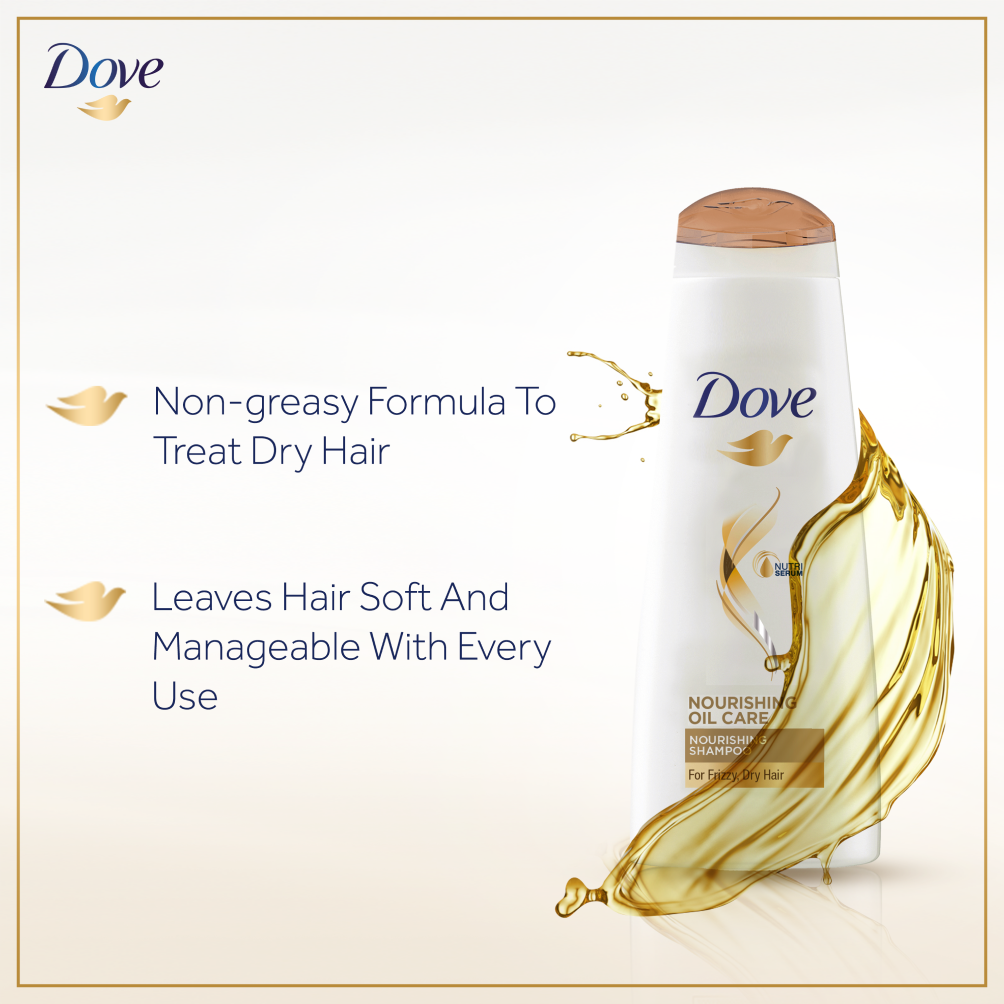 Dove Nourishing Oil Care Shampoo - 360ml