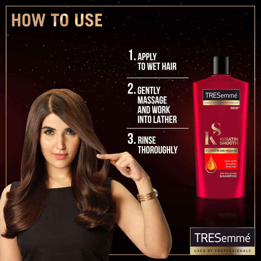 Tresemme Keratin Smooth & Straight Shampoo - 360ML