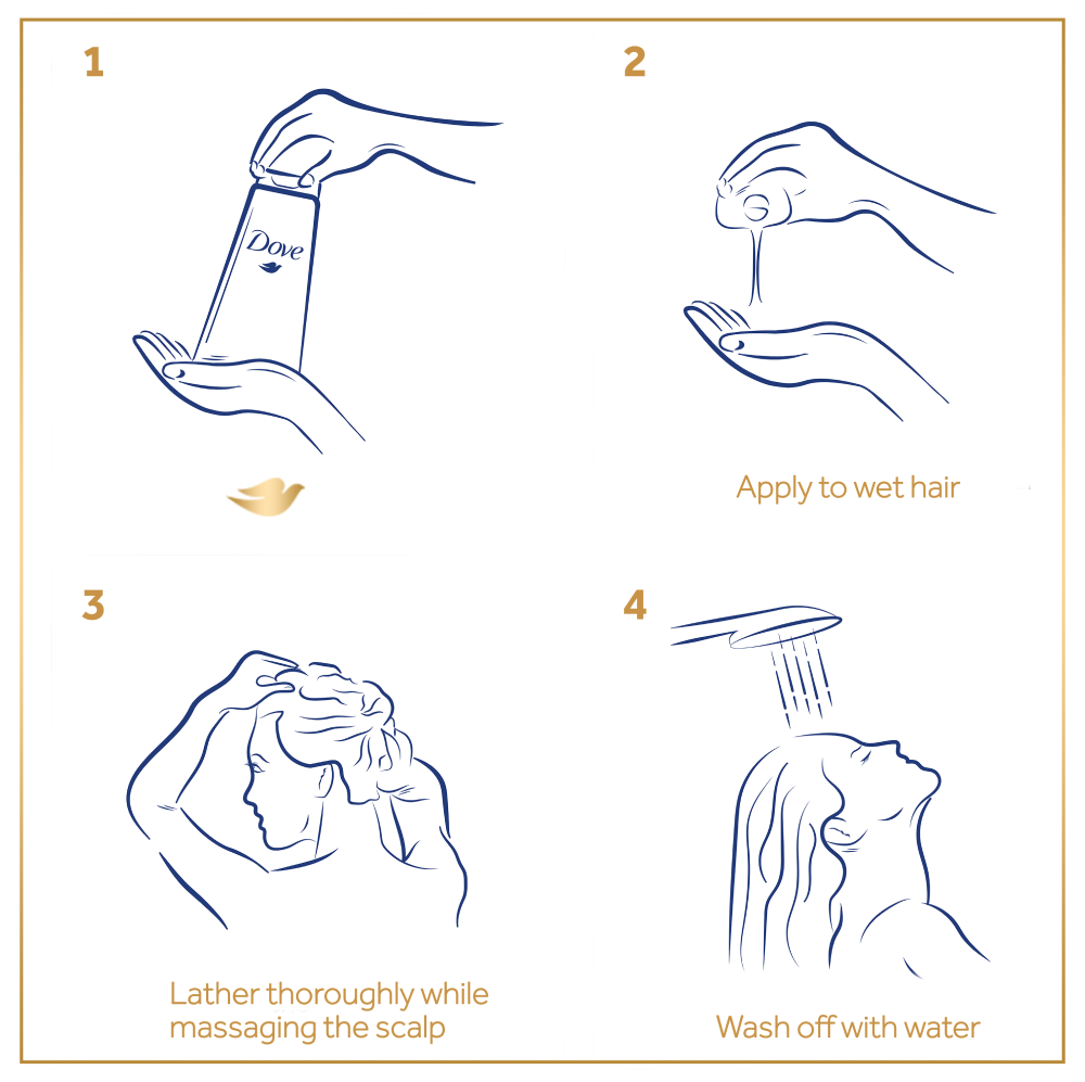 Dove Nourishing Oil Care Shampoo - 360ml