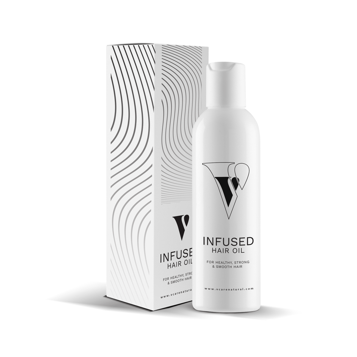 Vcare Natural Herbal Infused Hair Oil for Strength and Shine