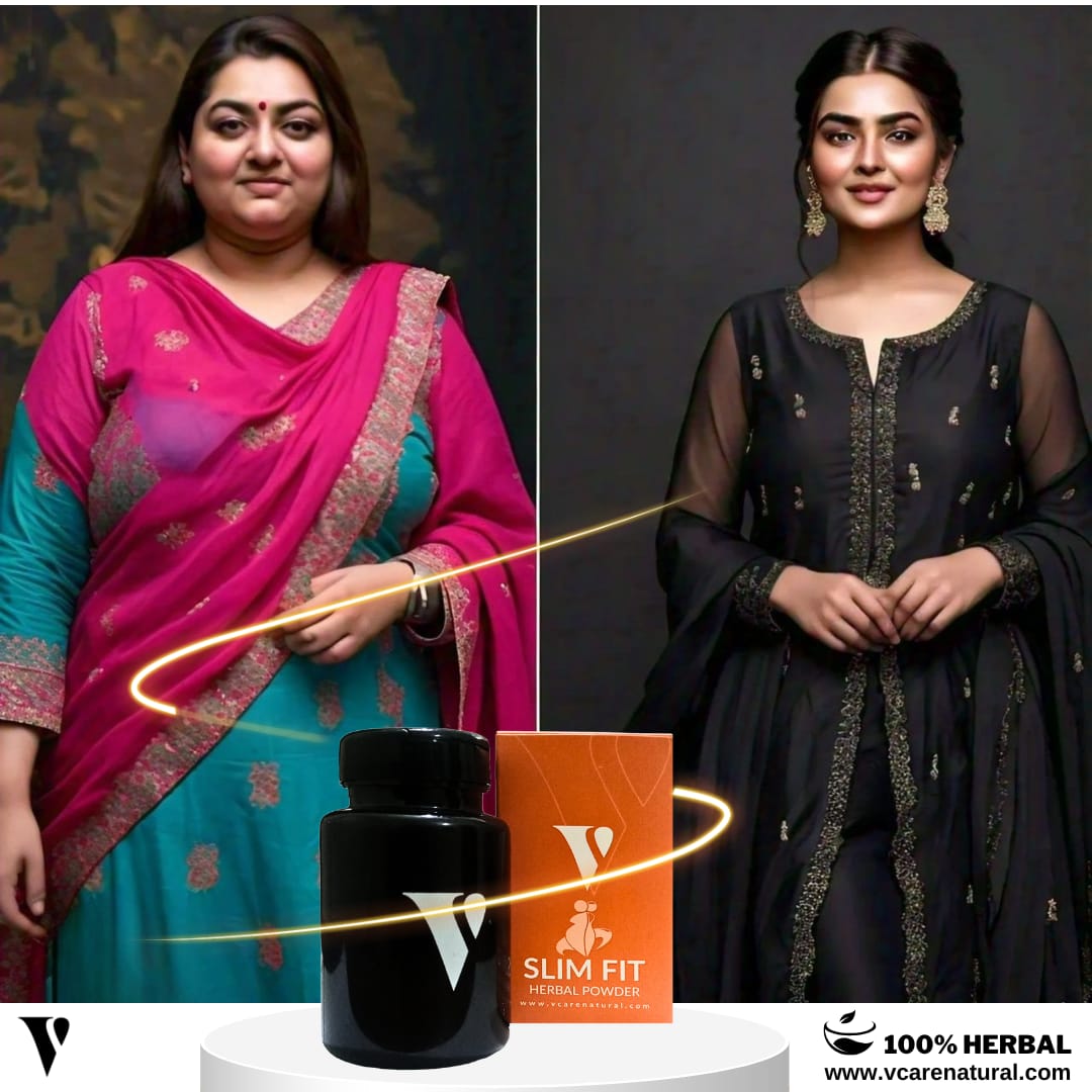 Vcare Natural Slim Fit Eatable Herbal Weight Management Powder
