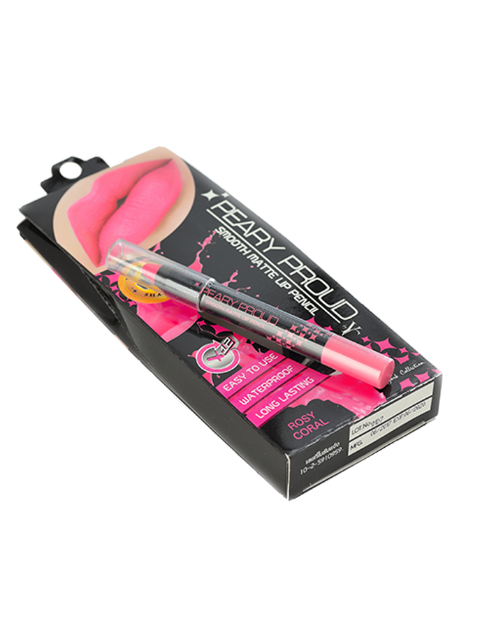 Hemani Peary Proud Smooth Matte Lip Pencil - Rosy Coral - Premium  from Hemani - Just Rs 815.00! Shop now at Cozmetica