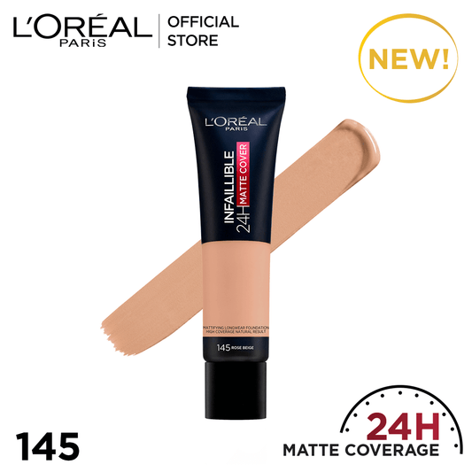 Loreal Infallible 24Hr Matte Cover Foundation - 175 Sand - Premium Health & Beauty from Loreal Makeup - Just Rs 2286! Shop now at Cozmetica