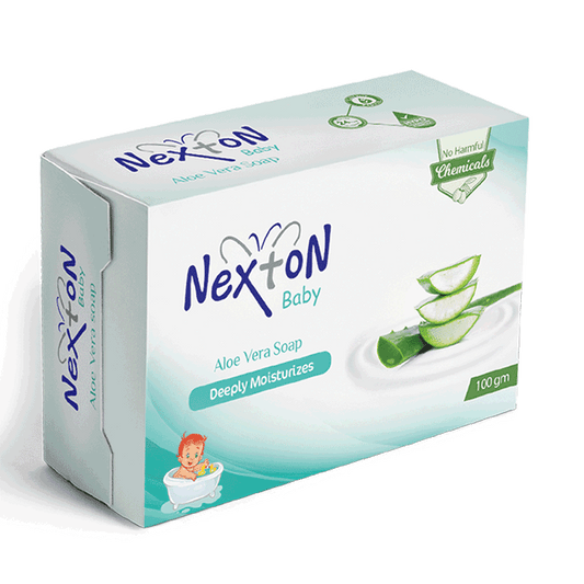 Nexton Baby Soap Aloe Vera - Premium Cleanser from Nexton - Just Rs 225! Shop now at Cozmetica