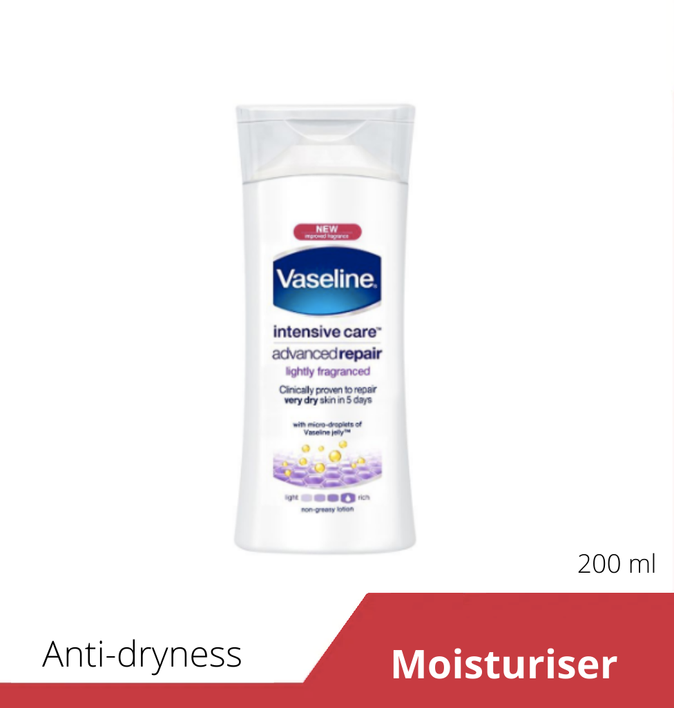 Vaseline Body Lotion Advanced Repair Lightly fragranced 200ml - Premium  from Vaseline - Just Rs 280.00! Shop now at Cozmetica