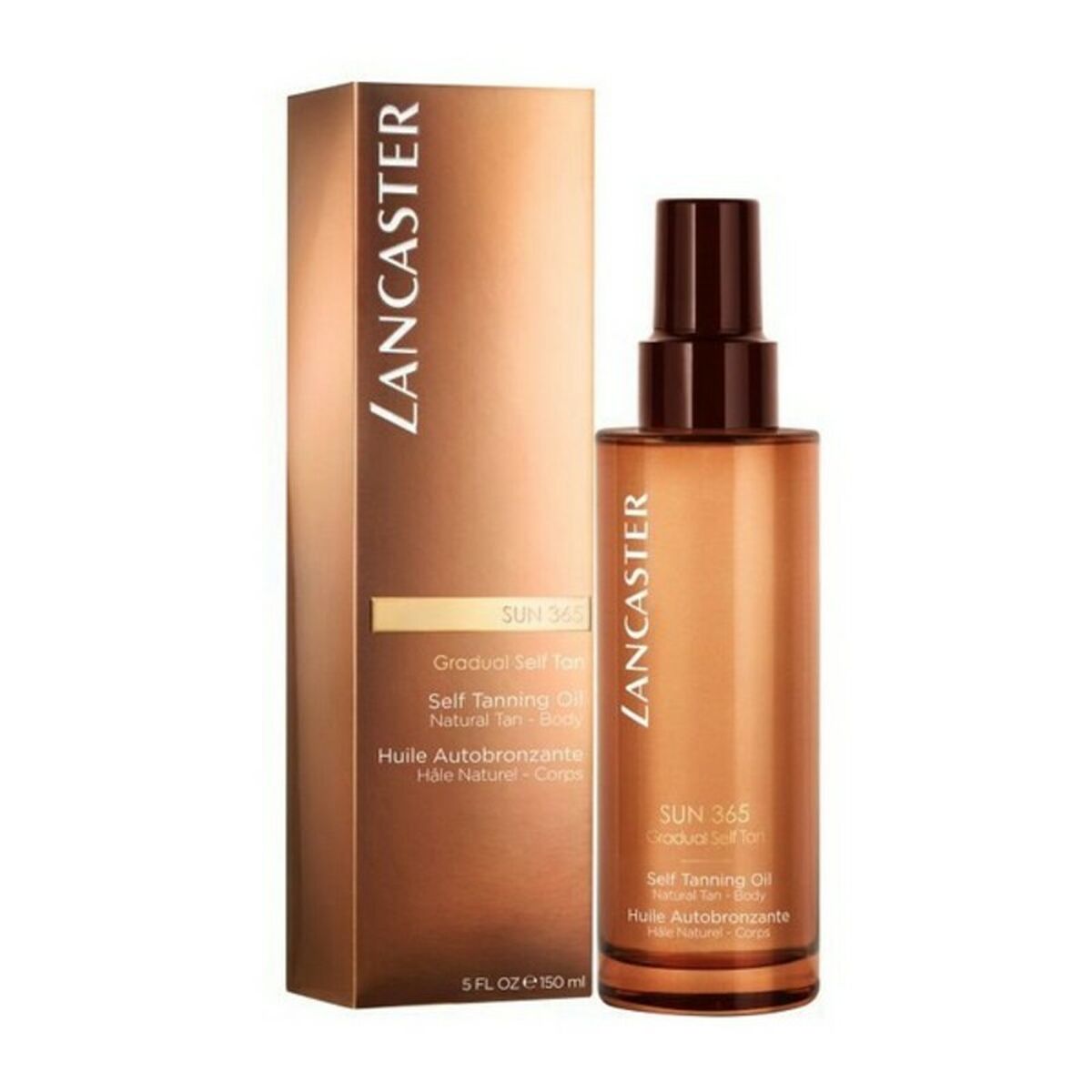 Lancaster Sun 365 Self Tanning Oil Natural Tan - Body 150Ml