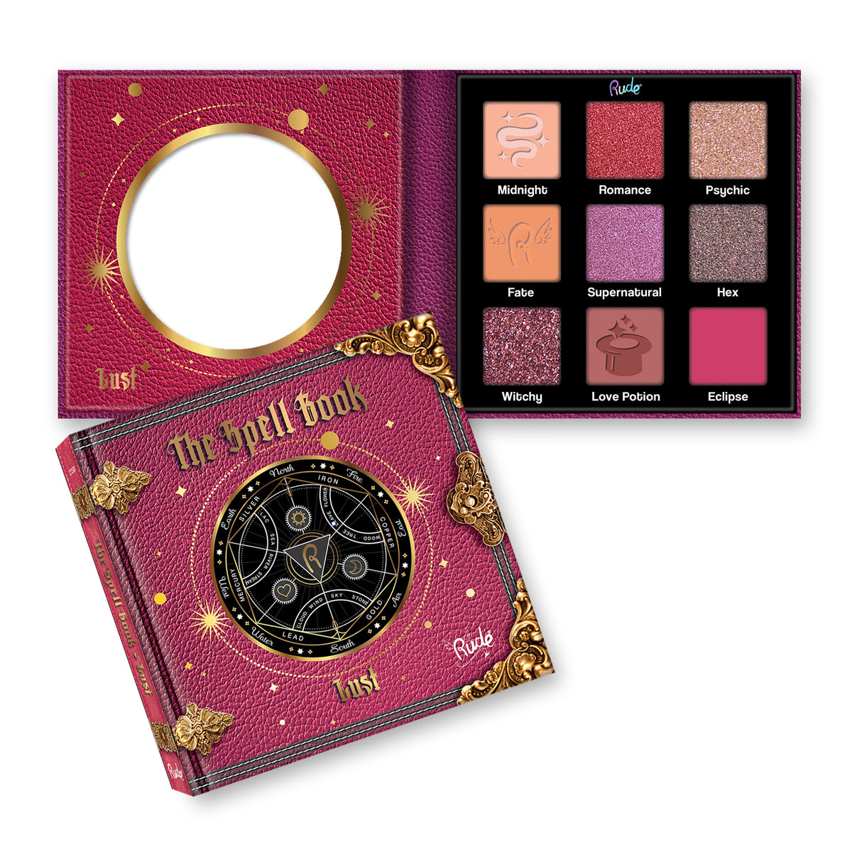 Rude The Spell Book Smooth and Blendable Eyeshadow Palette