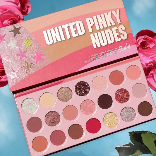 Rude United 21 Pressed Pigment & Shadows Palette