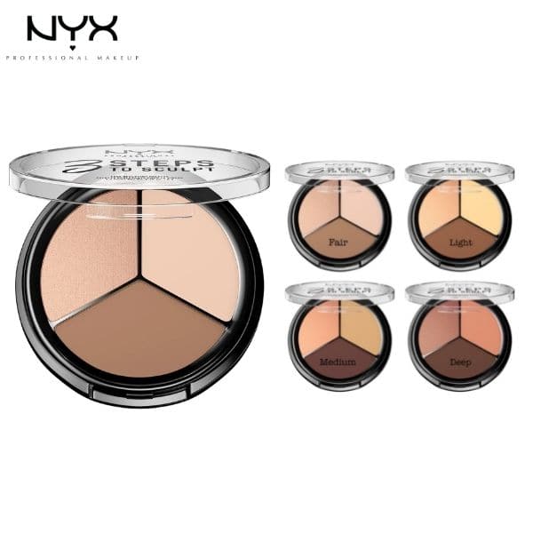 Nyx 3 Steps Face Sculpting Palette - Premium Blushes & Bronzers from NYX - Just Rs 2378! Shop now at Cozmetica