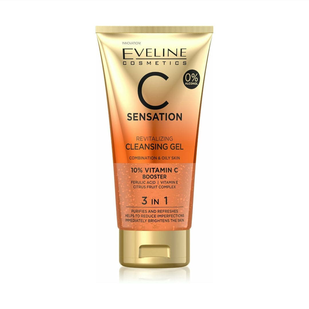 Eveline C Sensation Revitalizing 3 In 1 Cleansing Gel