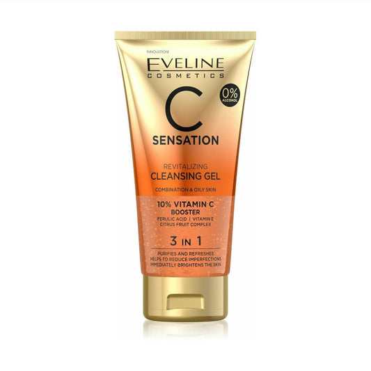 Eveline C Sensation Revitalizing 3 In 1 Cleansing Gel