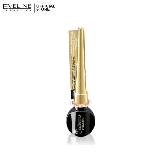Eveline Celebrities Eyeliner - Black Widelash