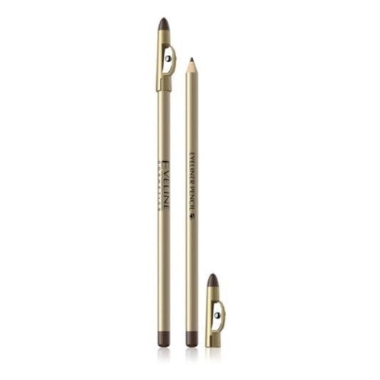 Eveline Eyeliner Pencil With Sharpener - Brown