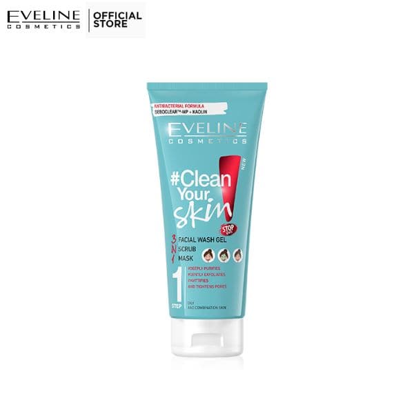 Eveline Facial Wash Gel + Scrub + Mask