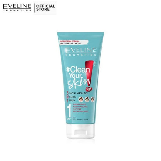 Eveline Facial Wash Gel + Scrub + Mask