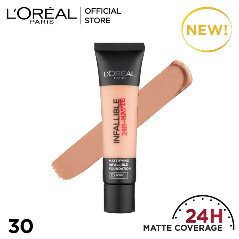Loreal Infallible 24Hr Matte Cover Foundation - 30 Honey - Premium Health & Beauty from Loreal Makeup - Just Rs 3374! Shop now at Cozmetica